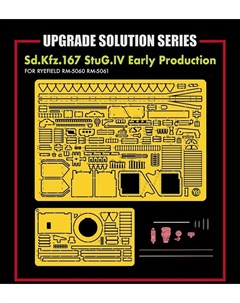 RM 2025 Фототравление для Sd Kfz 167 StuG IV Early Production Rye field model rfm