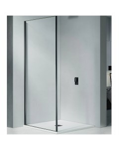 Душевая стенка Cofe SP 80 C B 80 КФ00018 профиль Черный стекло прозрачное Good door