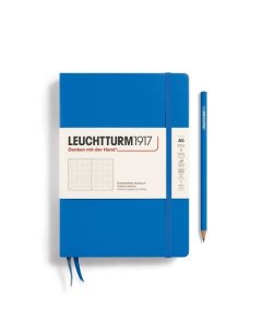 Блокнот Leuchtturm1917 Medium A5 125 листов в точку твердая обложка небесный