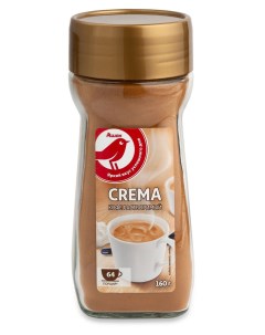 Кофе растворимый Crema 160 г Ашан красная птица