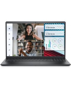 Ноутбук Vostro 3520 15 6 1920x1080 Intel Core i5 1235U 1 3 ГГц 16Gb RAM 256Gb SSD Linux черный 3520  Dell