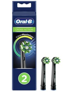 Набор насадок CrossAction CleanMaximiser для черный 2 шт cleanmaximiser black Oral-b