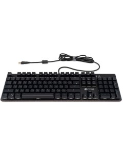 Клавиатура проводная 990 G2 мембранная подсветка USB черный 1875240 Oklick