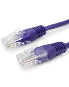 Патч корд UTP кат 5e 3 м RJ45 RJ45 фиолетовый CCA PP12 3M V Premier