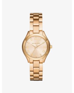 Часы Runway Slim MK3456 Желтое золото Michael kors