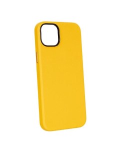 Чехол Leather Co для iPhone 15 желтый для iPhone 15 желтый Leather co