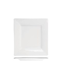 Тарелки квадратные набор 6 шт 18 см белый Kunstwerk