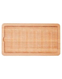 Поднос для подачи деревянный 20x10 см коричневый Ppwood