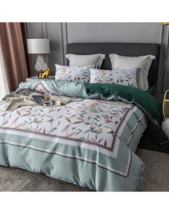 Комплект постельного белья на резинке Евро 180х200х30 Viva - home textile