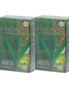 Чай ASHLEY S зелёный 100 г х 2 шт Ashley's