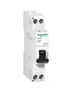 ДИФФЕРЕНЦИАЛЬНЫЙ АВТОМАТ ЭЛЕКТРОННОГО ТИПА Acti 9 iDif K 6КА 6A C 30МA A Schneider Schneider electric