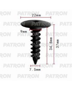 P370780 Шуруп пластмассовый 10шт Patron