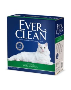 Комкующийся наполнитель Extra Strength Unscendet глиняный 11 3 кг Ever clean