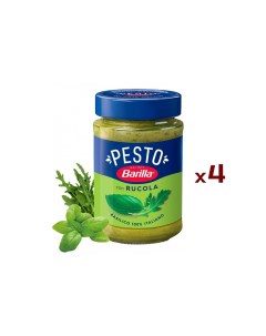 Соус песто i pesti alla genovese с базиликом и рукколой 190 г х 4 шт Barilla