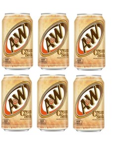 Газированный напиток Cream Soda Лимонад АиВ Крем сода 355 мл 6 шт США A&w