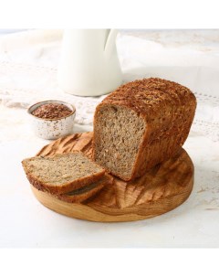 Хлеб ПЕКАРНЯ пшеничный с семенами льна и киноа в нарезке 300 г Мясновъ