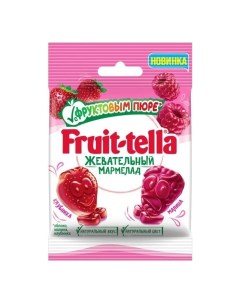 Мармелад Fruittella жевательный с клубникой и малиной 36 г Fruit-tella