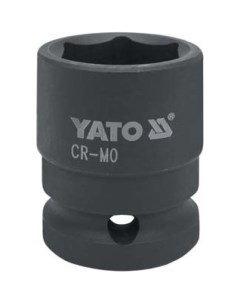 Короткая ударная шестигранная головка торцевая Yato