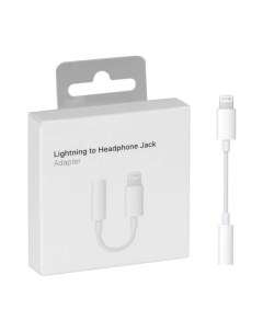 Переходник Lightning mini Jack 3 5mm MMX62ZM A 0 05 м белый Foxconn