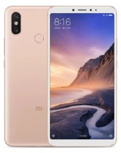 Смартфон Mi Max 3 6 128 ГБ Global Rom Dual nano SIM золотой Xiaomi