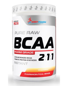 Аминокислотный комплекс BCAA 2 1 1 400 г со вкусом Ананас Westpharm