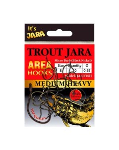 Крючки джиговые TROUT JARA AREA Hooks 08 20шт Jara baits