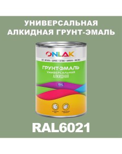 Грунт эмаль 1К RAL6021 антикоррозионная алкидная по металлу по ржавчине 1 кг Onlak