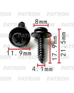 P37 2261 Саморез Применяемость Саморез 4 1x21 5mm универсальный 10шт Patron