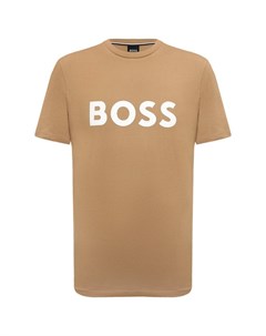 Хлопковая футболка Boss