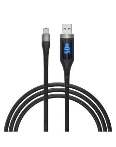 Кабель Micro USB 931 089 1 2 м Black Forza