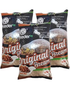 Прикормка Original Bream Sweet Nut 3 упаковки Feeder.by