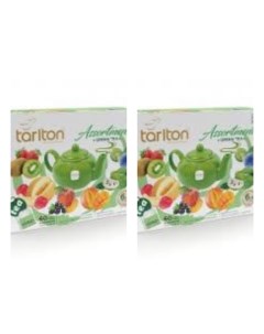 Чай зеленый Ассорти 60 пакектиков х 2 шт Tarlton