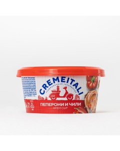 Сыр творожный с пеперони и чили 60 140 г Cremeitali