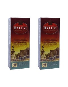 Чай черный Английский Королевский Купаж 25 пакетиков х 2 шт Hyleys