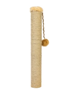 Сменный столбик когтеточка для кошки с игрушкой высота 52 см бежевый Chauzi