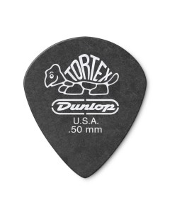 Медиатор 482P 50 Tortex Pitch Black Jazz III Dunlop