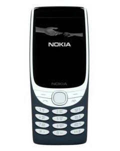 Мобильный телефон 8210 2 8 320x240 TFT 128Mb 3G 4G BT 1xCam 2 Sim 1450 мА ч micro USB Series 30 сини Nokia