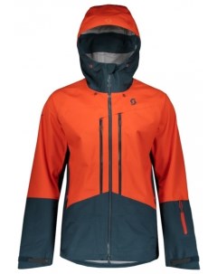 Куртка горнолыжная Jacket Explorair 3L Tangerine Orange Nightfall Blue Scott