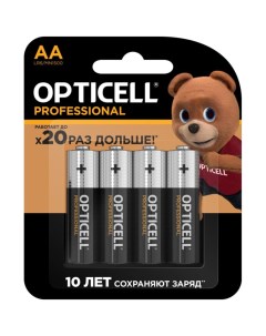 Батарейки Professional 5052001 AA 4шт Opticell