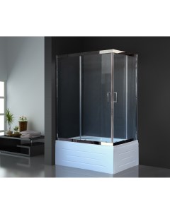 Душевой уголок RB 8100BP T CH L 100x80 прозрачный Royal bath