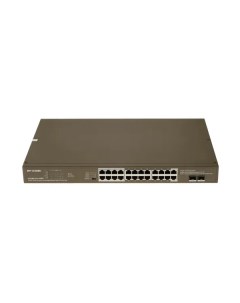 Коммутатор G1126P 24 410W IP COM коричневый Tenda