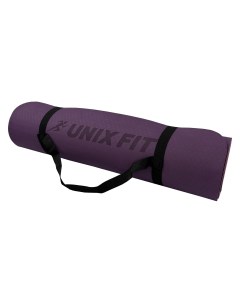 Коврик для йоги и фитнеса двусторонний 180х61х0 8см YMU8MMVT двуцветный фиолетовый Unixfit