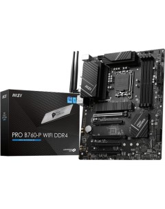 Материнская плата MSI PRO B760 P WIFI DDR4 PRO B760 P WIFI DDR4 Msi