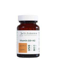 Витамин Д3 К2 Dr Zubareva Др Зубарева капсулы 5000МЕ 90шт Жива продукт про ооо