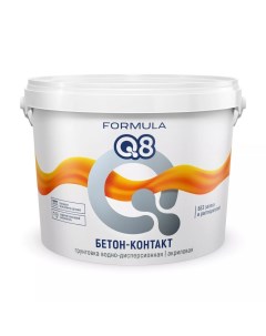 Грунтовка воднодисперсионная акриловая бетоноконтакт 1 4 кг Formula q8