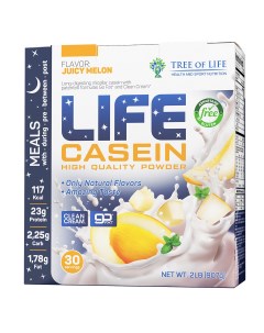 Протеин казеиновый Life Casein дыня 30 порций Tree of life