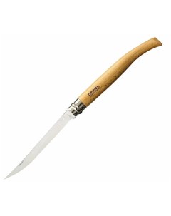 Нож серии Slim 15 филейный клинок 15см нержавеющая сталь матовая полировка ру Opinel