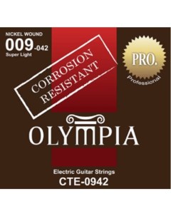 Струны для электрогитары CTE0942 Olympia