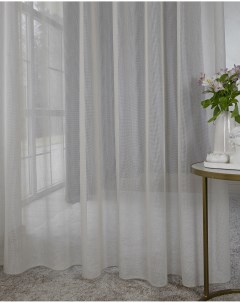 Тюль антикоготь с утяжелителем 300х255 Катара Бежевый Evrika home