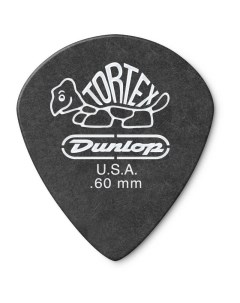 Медиатор 482P 60 Tortex Pitch Black Jazz III Dunlop